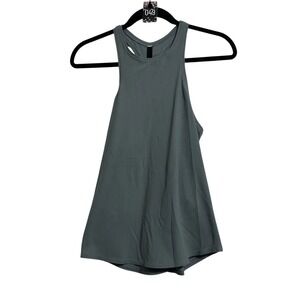 Lululemon Tank Top Athletic Racerback Gray Activewear Workout Womens